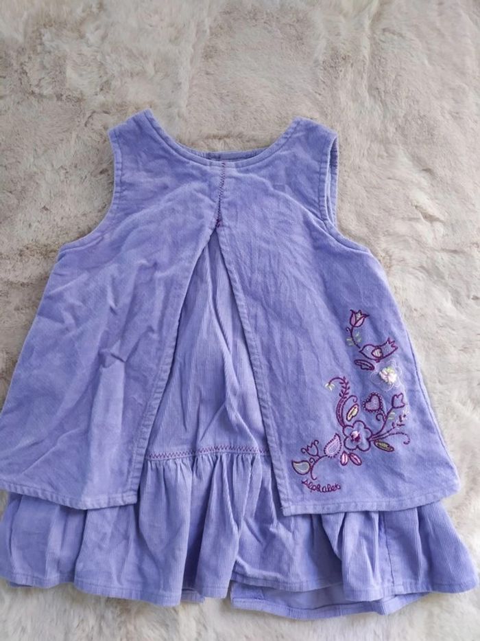 Robe Alphabet lilas neuve 12 mois / 1 an