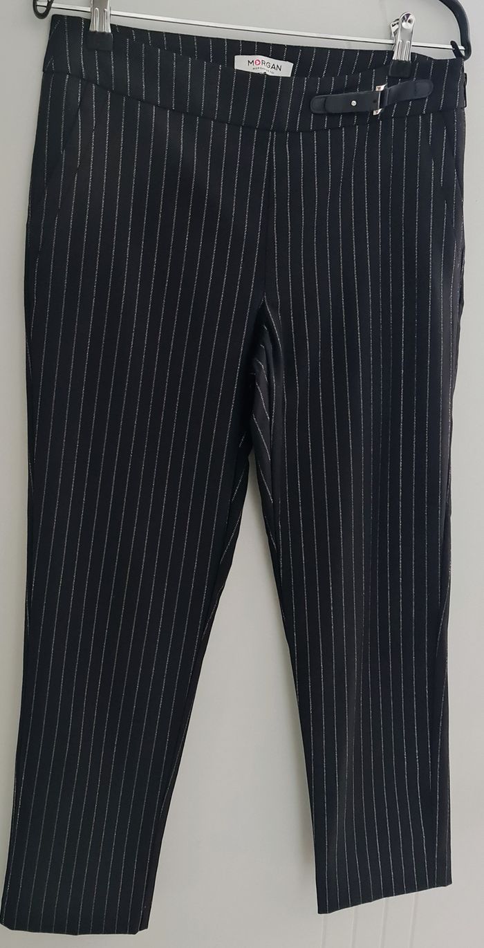 T. 40 (L) - Joli Pantalon 7/8 - photo numéro 2
