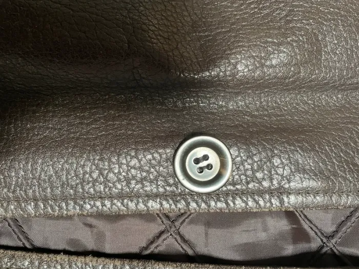 Manteau cuir italien marron XXL / 54 Vera Pelle - photo numéro 7