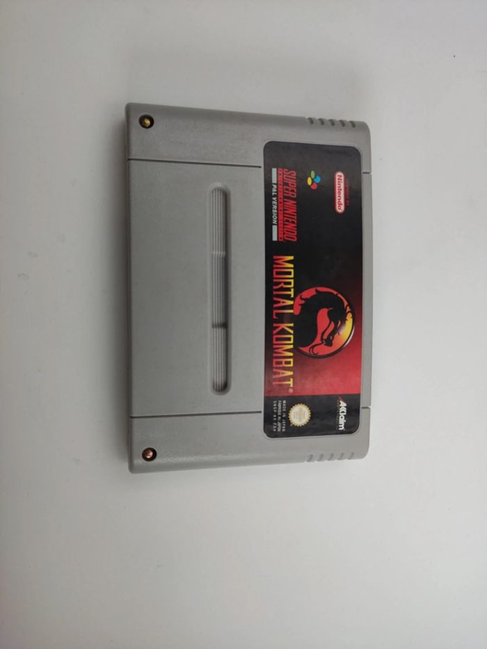 Jeu Super Nintendo - Mortal Kombat - snes fah complet - photo numéro 4