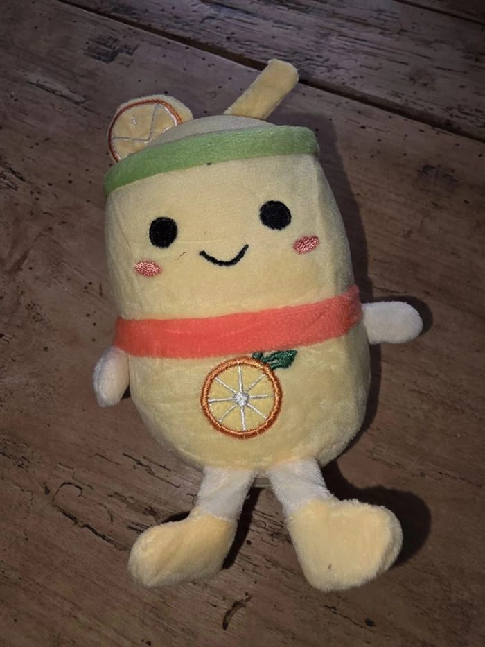 🍋 Peluche Citron - Porte-clés Thé glacé citron kawaii - photo numéro 2
