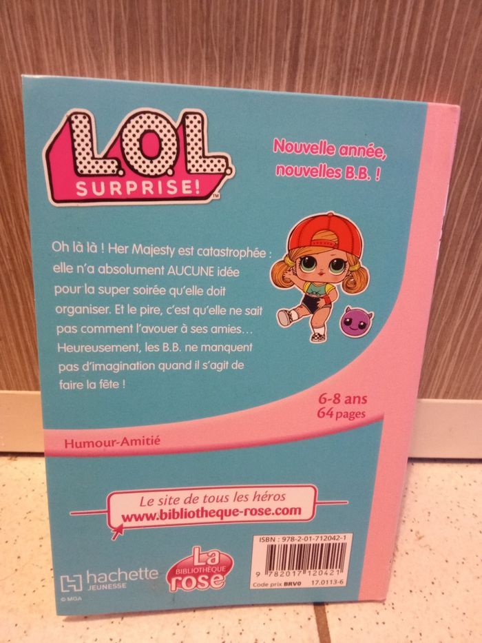 Livre bibliothèque rose lol surprise numéro 1 - photo numéro 2