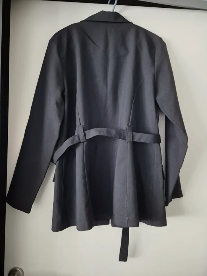 veste zara bleu/gris - photo numéro 2