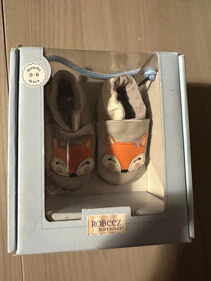 Chaussons en cuir Robeez