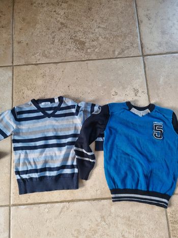 Lot de 2 pull 4 ans garçon