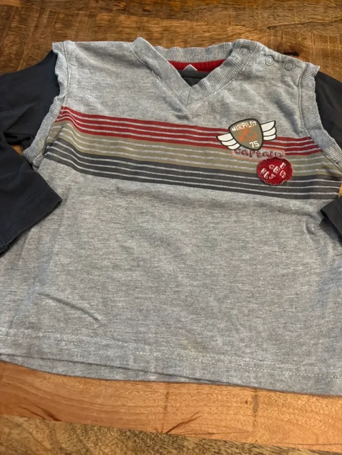 T shirt manches longues 23 mois - photo numéro 3