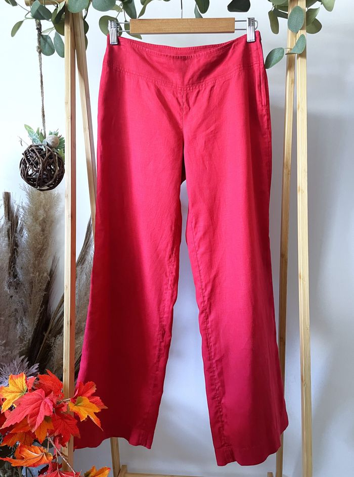 Pantalon en lin H&M XS/34 - photo numéro 2