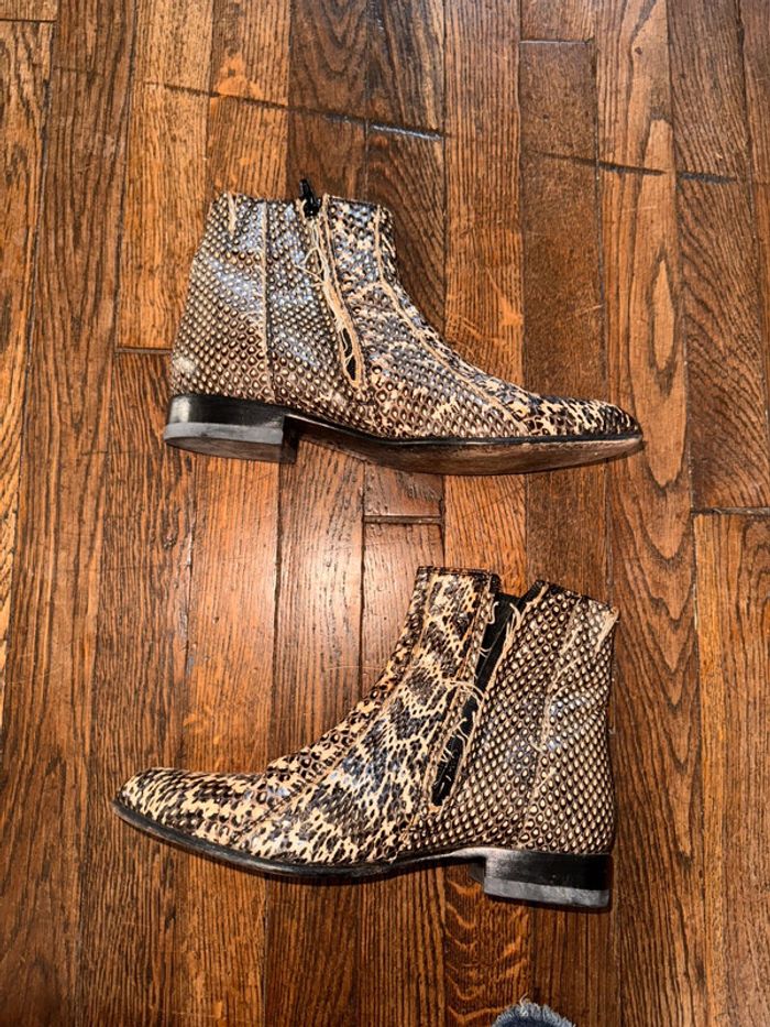 Boots en Cuir Barbara bui Taille 37 Valeur 650 euros - photo numéro 4