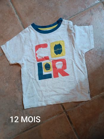 T-shirt enfant garçon 12 MOIS