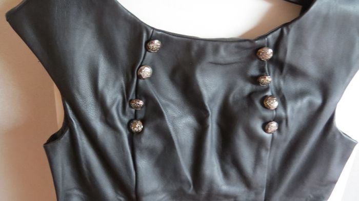 robe simili cuir - photo numéro 2