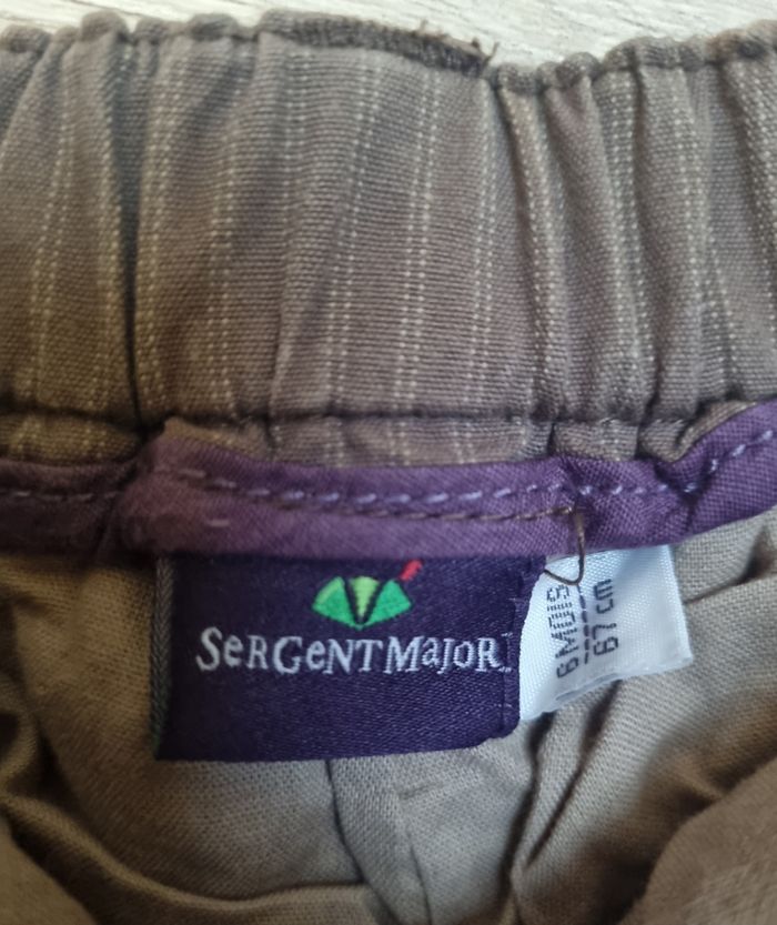 Pantalon taille 6 mois de sergent major tres bonne etat - photo numéro 3