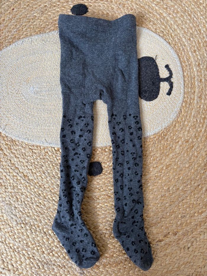 Collant gris foncé léopard Kiabi 20 / 22 - photo numéro 2