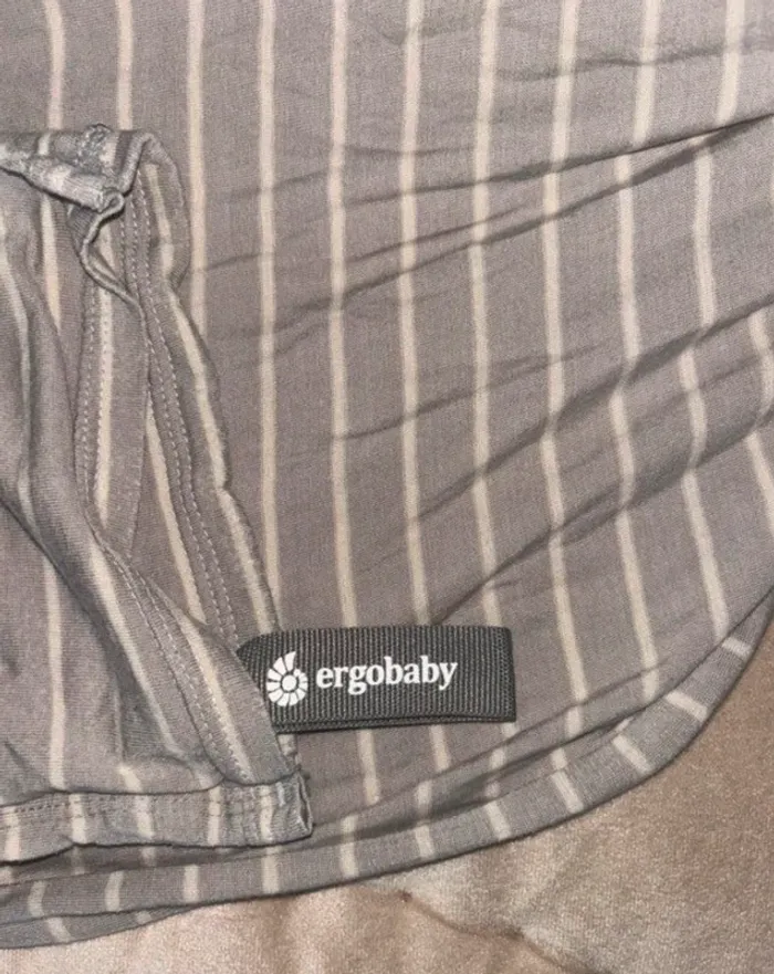 Écharpe de portage Aura – Knit Durable gris rayé - photo numéro 2