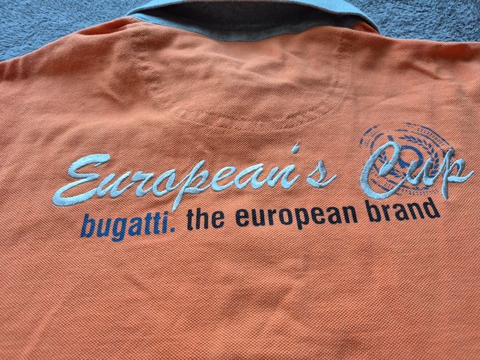 Polo bugatti orange taille M très bon état logo brodé. - photo numéro 6