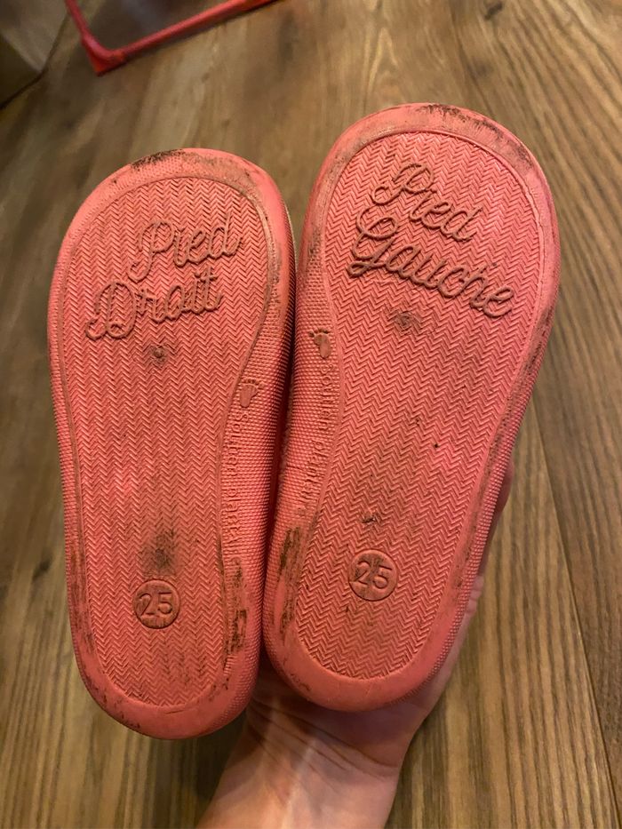 Chaussons roses licorne T25 - photo numéro 6
