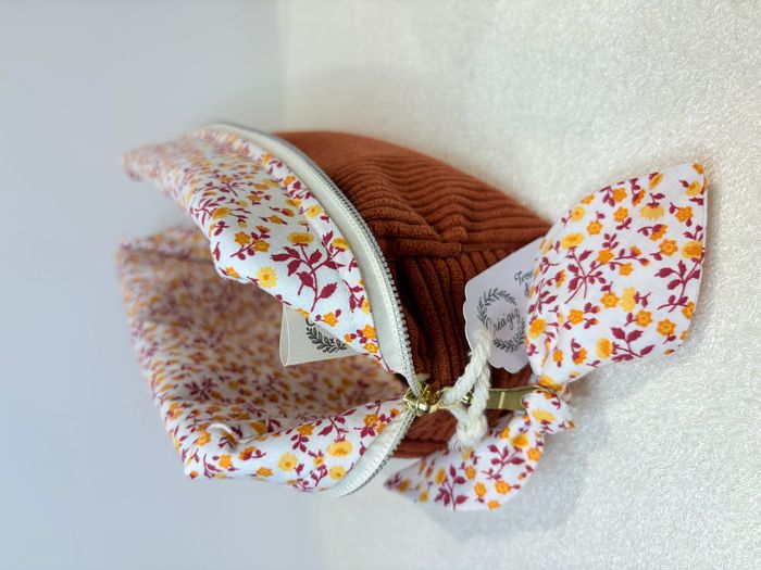 Trousse de toilette Terracotta fleurie - photo numéro 3