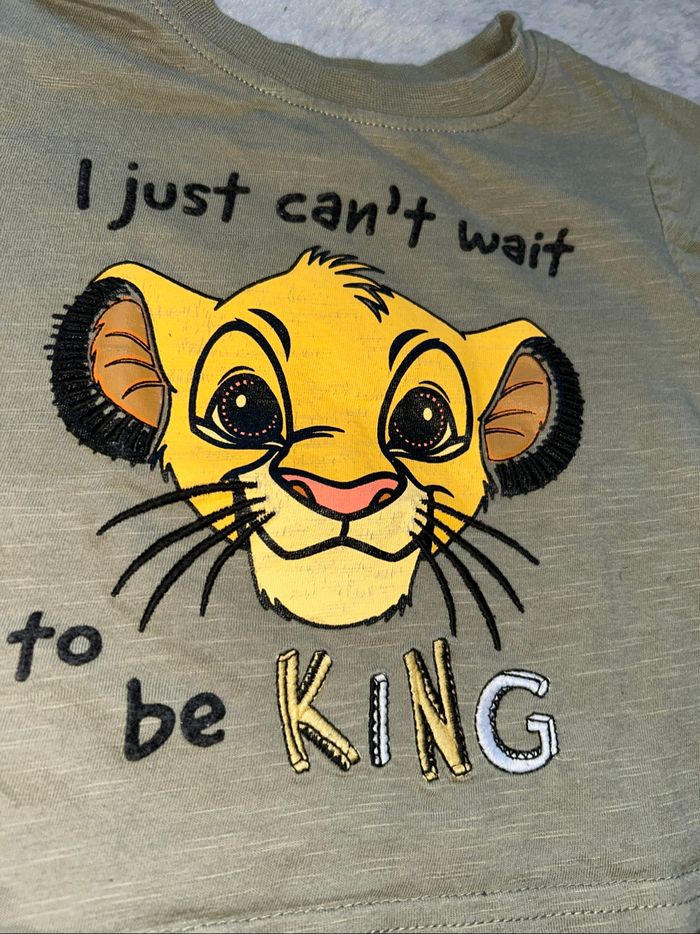 T-shirt manches courtes vert Simba - 9/12 mois - Primark - photo numéro 2