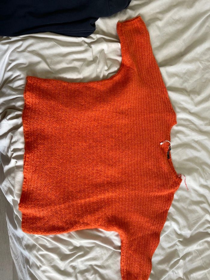 Pull Monoprix orange