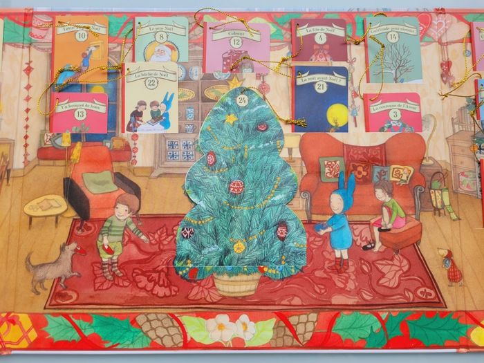 Superbe livre Calendrier de l'avant avec 24 mini-livres 🎄 Balthazar prépare Noël 🎅 - photo numéro 6