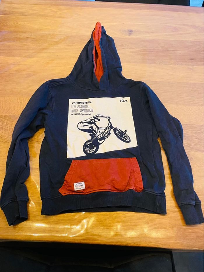 Pull sweat à capuche deeluxe 8 ans - photo numéro 2