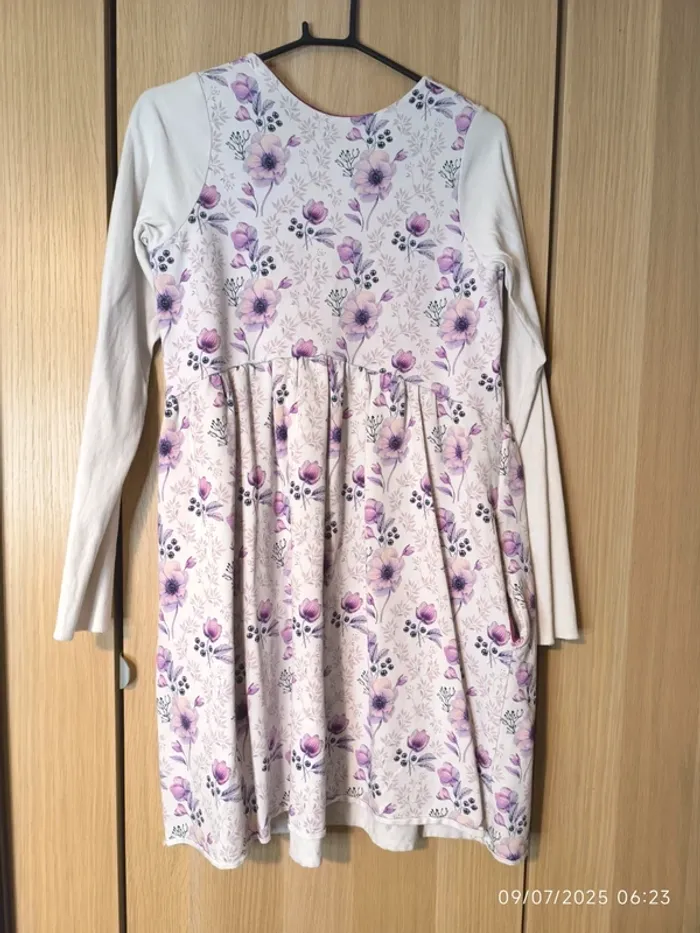 Robe rose fleuri (L - 40/42) - photo numéro 2