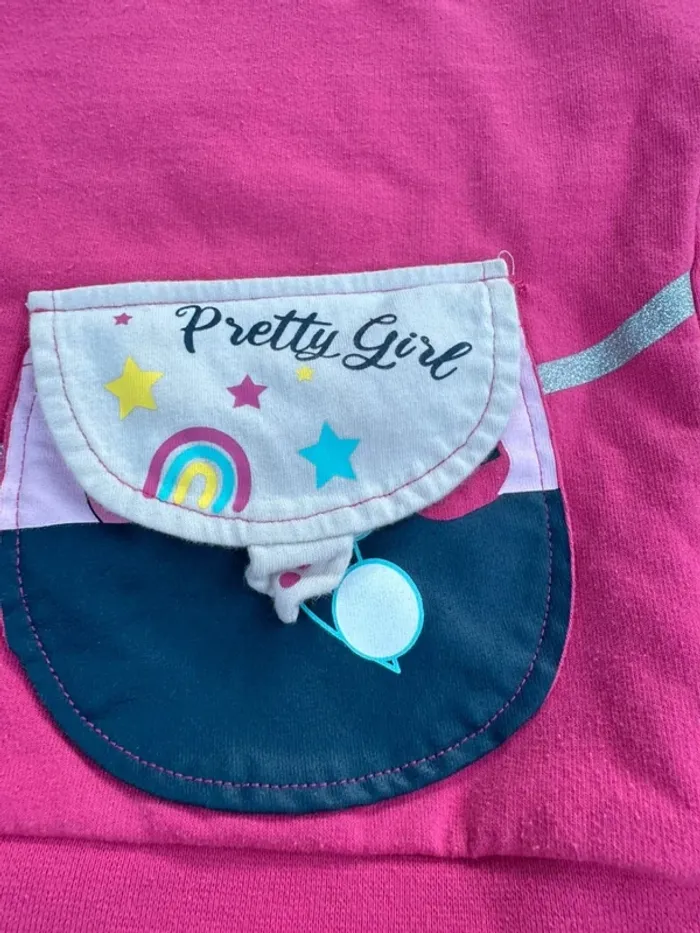 Sweat rose 4 ans Tissaia - photo numéro 7