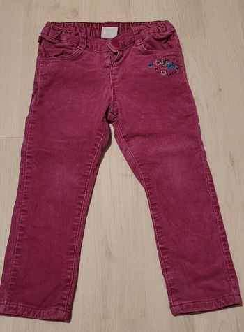 Pantalon style velours
