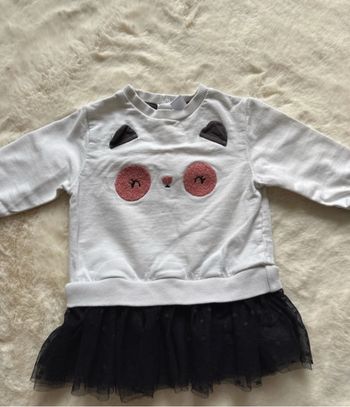 Robe pull TEX taille 9 mois