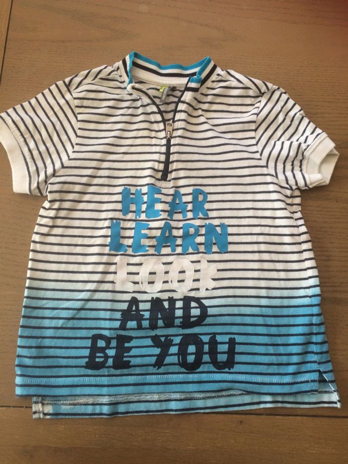 T-shirt rayé Orchestra 8 ans