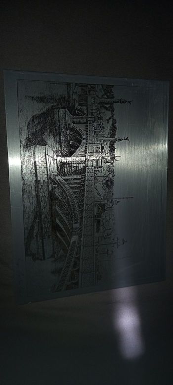 Gravure pont de fragnée