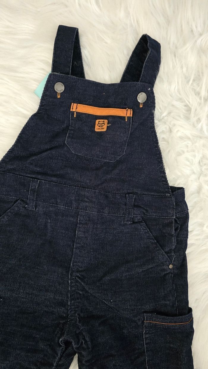 Neuve (non portée)🏷 🤩🤎💙👌👌 superbe salopette velours 23 mois garçon 🤎💙😍 - photo numéro 3