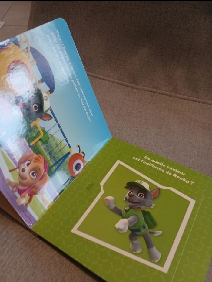 Livre cartonné pat patrouille les couleurs - photo numéro 6