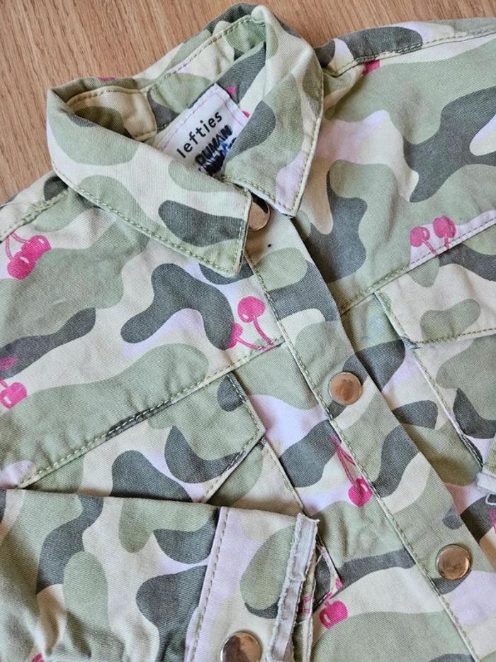 Veste militaire cerises lefties 2/3 ans - photo numéro 4