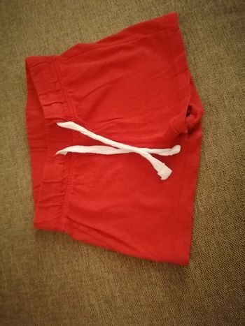 Short garçon rouge, kiabi, 18 mois