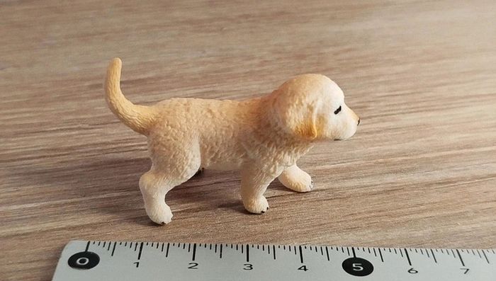 Schleich chiot labrador beige Figurine Animal domestique - photo numéro 4