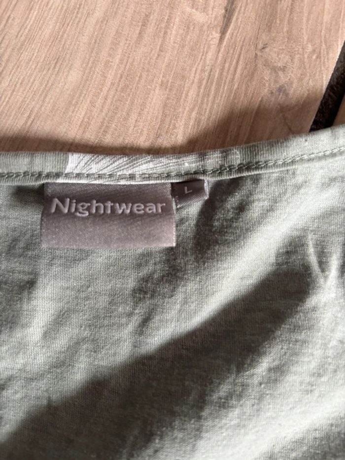 Pyjashort nightwear vert taille L - photo numéro 2