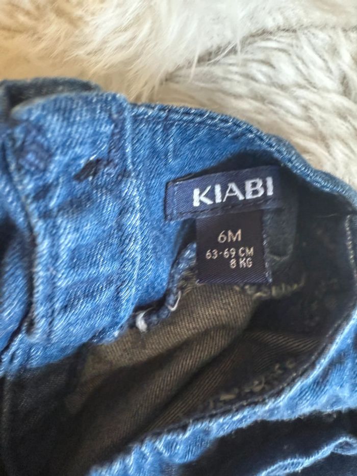 Robe en jean KIABI fille 6 mois - photo numéro 2