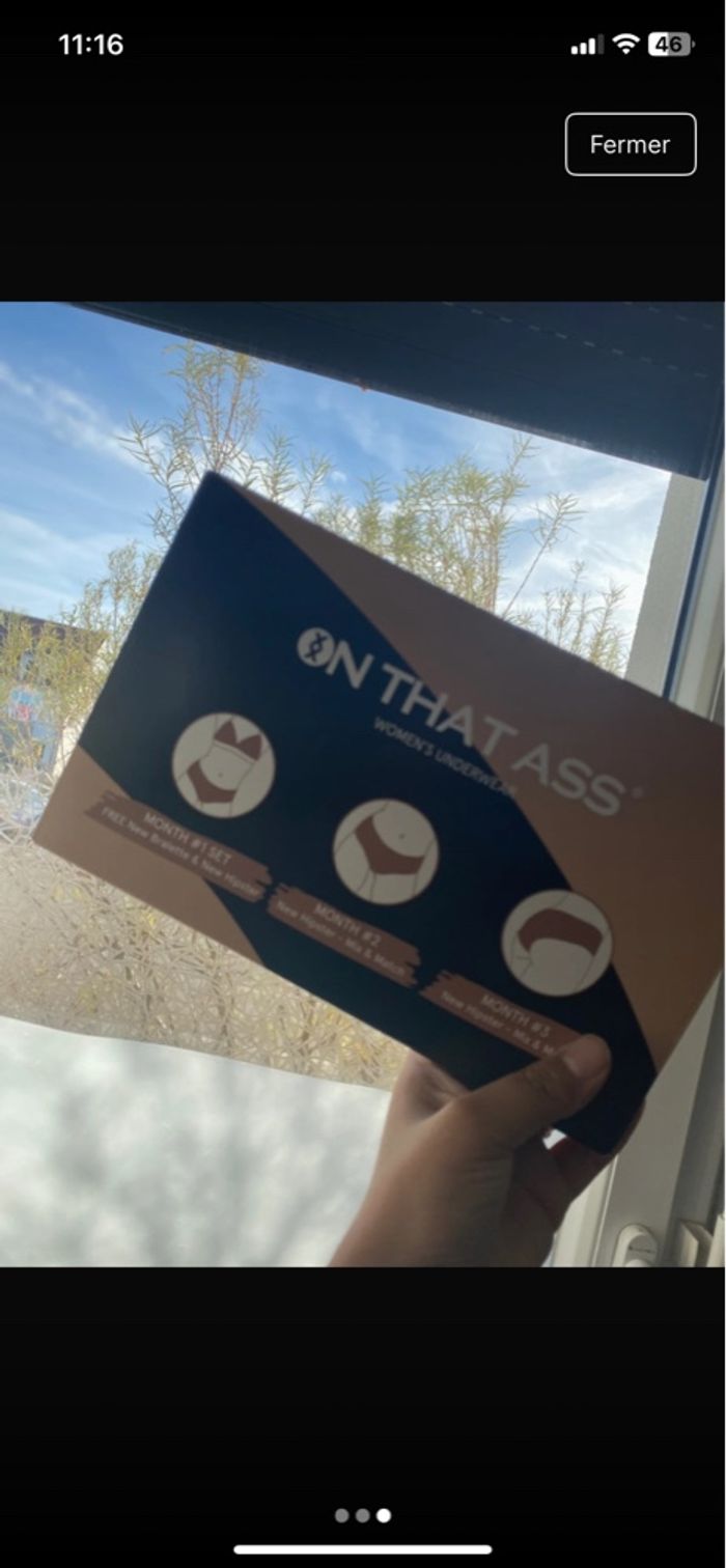 Bralette noire et beige