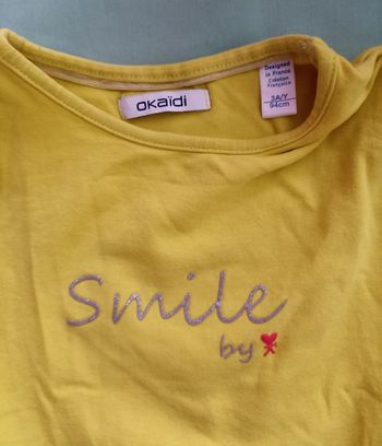 T-shirt manches longues Okaïdi 3ans