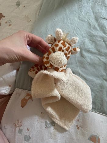 Doudou mouchoir girafe