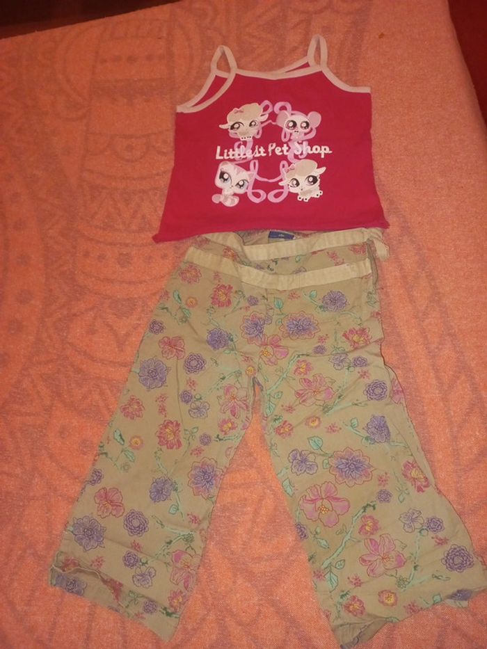 Ensemble LPS et Sergent Major, débardeur été pantalon fleuri - photo numéro 2