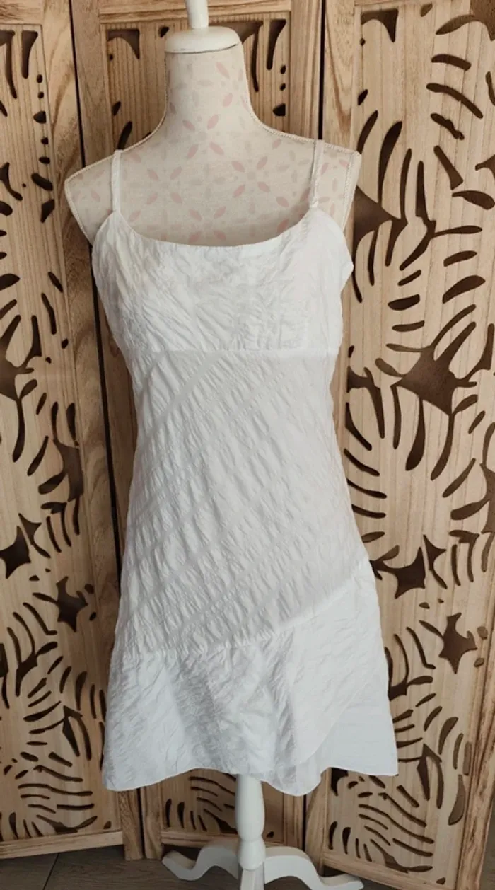 Robe asymétrique fine bretelles T 44 Coton du Monde - photo numéro 2