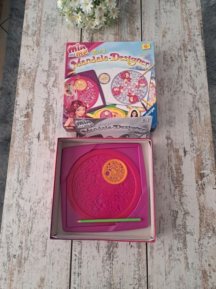 Mandata mia et moi avec 2 pochoirs