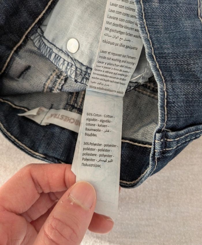 Short en jean bleu foncé - Orchestra 2 ans (92 cm) 👖 - photo numéro 4