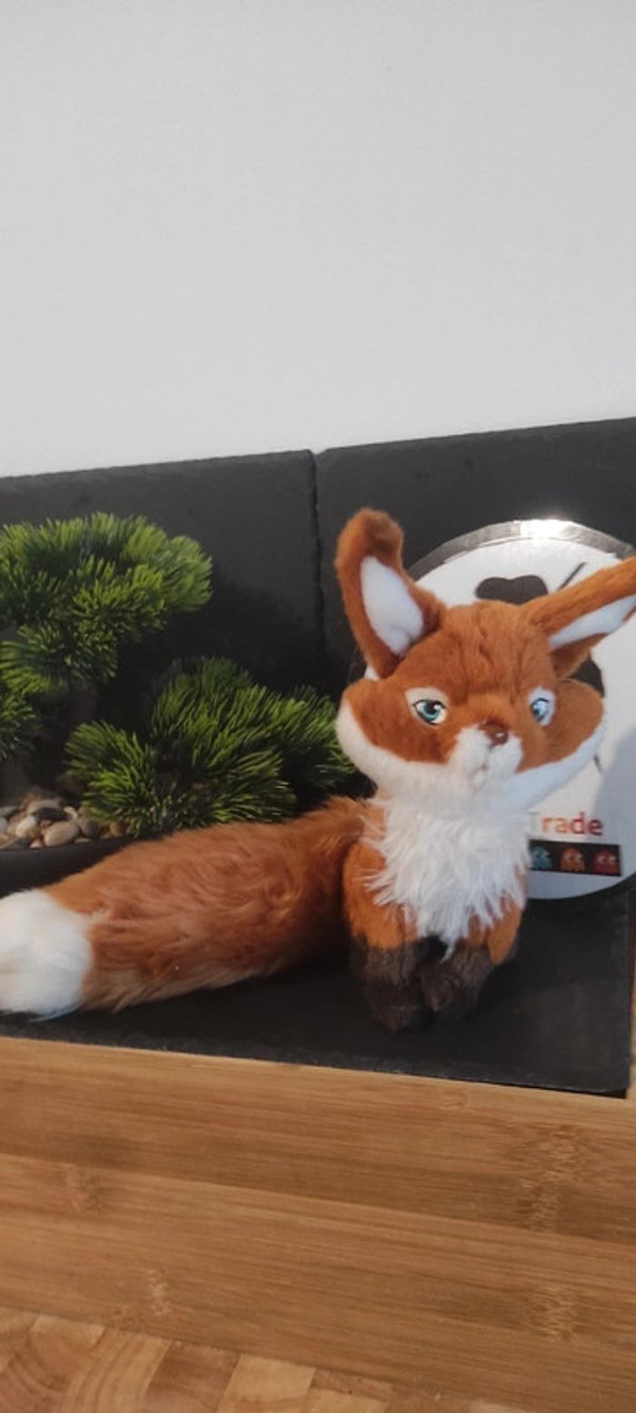 Anima Peluche Renard Petit Prince blanc orange roux marron 2018