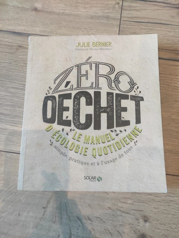 Livre zéro déchet Julie bernier