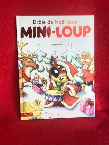 Livre Drôle de Noël mini loup