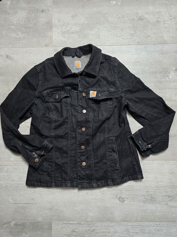 🌟 Veste en jean noir Carharrt - Taille  S 🌟