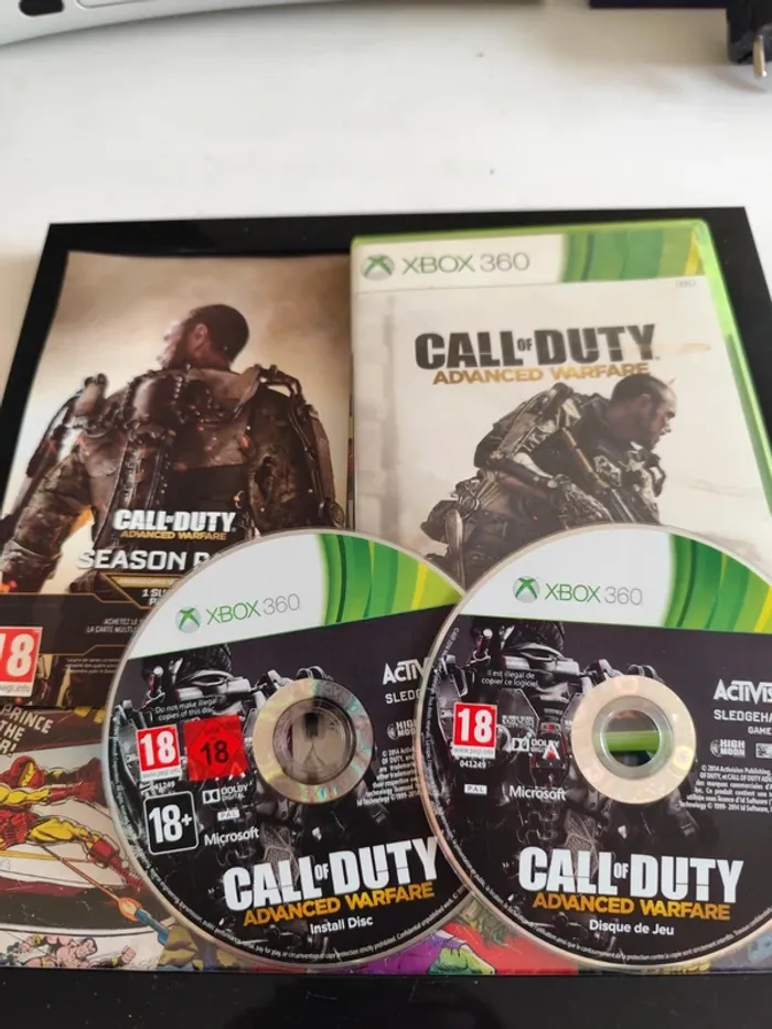 Lot 3 call of duty Xbox 360 Modern Warfare 3 et 4 + Advanced Warfare - photo numéro 2