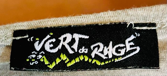 T-shirt gris chiné Vert de Rage - Taille S/36 - Très bon état - photo numéro 5